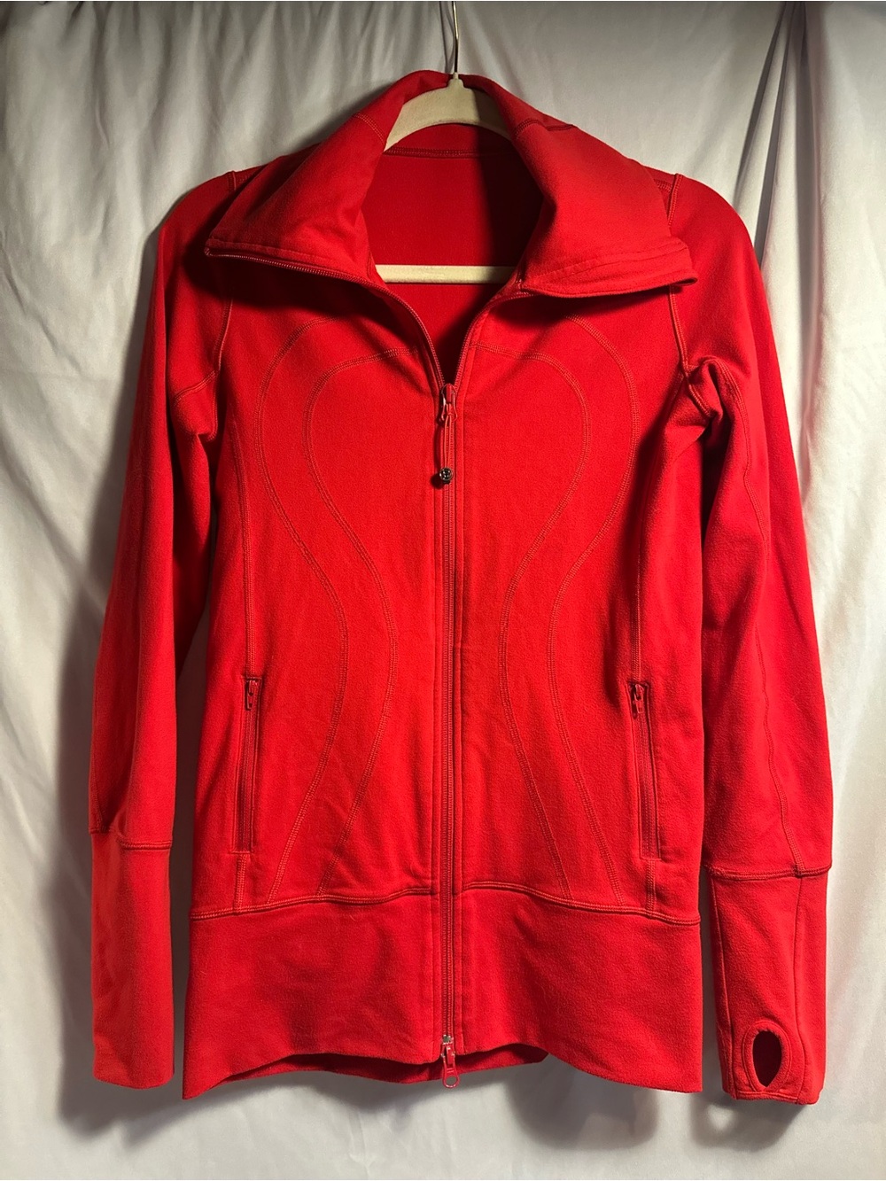 Lululemon Red Full-Zip Women's Jacket